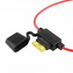 12V Water Resistant Add-A-Circuit Blade Type Inline Fuse Holder With Cap for sale