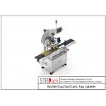 300pcs/min Bottle Labeling Machine Cup / Jar / Cans Top Labeler for sale