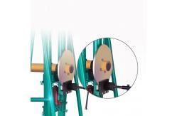China 5t Capacity Cable Drum Jack Stand Cable Reel Stand With Brake supplier