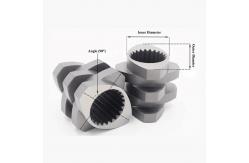China Parallel Twin Screw Barrel For Inflating Food Extruder Double Co Rotation Screws supplier