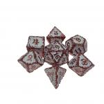 White Tree Vine Metal Multi Face Dice Set Desktop Game#Dnd#Rpg#Coc for sale