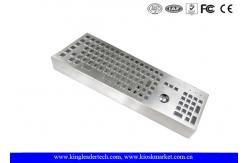 China Machine Industrial Keyboard With Trackball Desktop IP68 EMC USB supplier