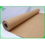 100gsm Good Strength Roll Brown Kraft Paper food Grade of 31inch 43inch Width