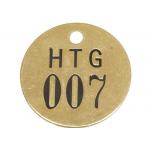 General Purpose Brass Interlocking Number Stencils 3/16 Hole Size Black / Gold Color for sale