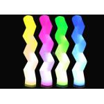 Festival Inflatable Lighting Decoration Wave Tube Red / Green / Blue Color for sale