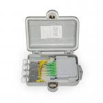 Outdoor PC ABS Case Fiber Optic Splitter Distribution box 8 Cores for sale