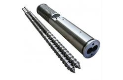 China 92 / 188 High Output Conical Twin Screw Barrel For Plastic Machinery supplier