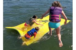 China XPE Foam Inflatable Water Games Floating Water Pad Mat supplier