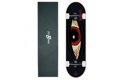China 31X 8 Full Complete Skateboards 9 Layers Double Kick Evil Eyes Design supplier