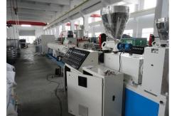 China Double Screw PVC Pipe Making Machine , Plastic Cpvc Pipe Extruder Machine supplier