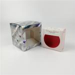Clear Window Pantone Color Holographic Paper Box Matt Lamination for sale