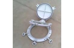 China Round Shape Marine Windows Weathertight Openable Portlights With Storm Cover supplier