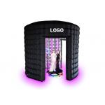 Camera Led Blow Up Photo Booth Black Inflatable Photo Booth Printing for sale