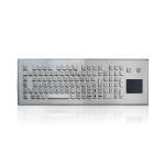 Metal Stainless Steel Industrial Keyboard With Touchpad For Kiosk