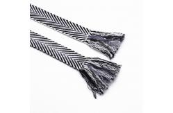 China KJ20051 High Tenacity 40mm Gradient Jacquard Ribbon Trim supplier