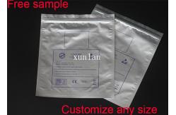 China Anti Static Material Aluminum Foil Bags Resealable Heat Seal With See Through Window supplier
