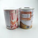 Custom Labeling Milk Powder Cannabis Tin Food Packaging Can With Plastic Lid