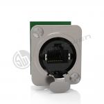 Cat 5e Rj45 Ethernet Chassis Connector D Shape Panel Industrial for sale