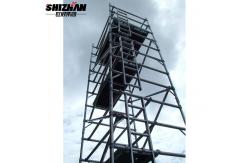 China H FRAME Construction Site Lightweight Aluminum Scaffolding With Clamps supplier