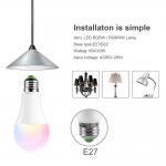 500LM Alexa Enabled Light Bulbs Bluetooth E27 Wifi Smart Light Bulb  SMD5050 for sale