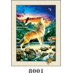 5D Flip Effect Lenticular Printing Picture For Animals And Scenery