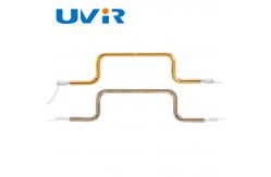 China Quartz Halogen Heater Lamp Heating Element Tube 370W For IR Tungsten Filament supplier