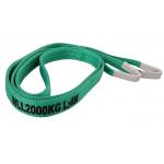 One Way Belt Green Color Webbing Lifting Slings Flat Eye Web Sling TUV Certification for sale