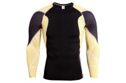 China Long Sleeve Screen Printing Rash Guards Excellent Elasticity  Double Stitched Seams supplier