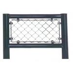 3.3m Height Stainless Steel Chain Link Fence Sport Fild Safety Pvc for sale