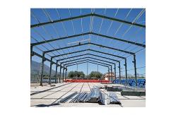 China Customizable Q355 Q235b Modular Steel Structure Welded Connection Durable Performance supplier