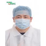 Disposable PP/SMS Non Woven Doctor Cap Head Cover Hair Net Surgical Doctor Hat With Elastic At Back for sale
