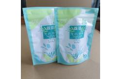 China Bulk Order Transparent Laundry Pod Packaging Bag Leak-Proof Bottom Gusset Design supplier