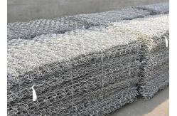 China Galvanized 80mmx100mm Gabion Wire Mesh Stone Retaining Wall Cages supplier