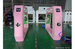 China Acrylic Barrier Lane Speed Gate Turnstiles Led Lighting Solid Cabinet supplier