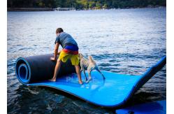 China XPE Foam Inflatable Water Games Floating Water Pad Mat supplier