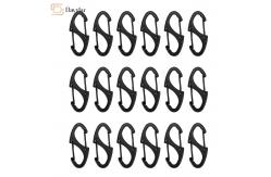 China OEM ODM Spring Snap Hooks S Shaped Carabiner For Camping Fishing supplier