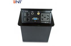 China Conference Room AV Desktop Power Pop Up Sockets With Audio /  Video / VGA supplier