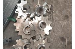 China DIN Sprocket 24B 28B 32B Chain Wheel With 10mm Tooth And C45 Material supplier