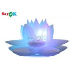Party Decoration 3m Inflatable Lotus Flower Model With Led for sale