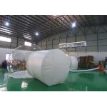 CE EN14960 Three Rooms Glamping Tent , Inflatable Bubble Lodge Tent With Metal Tunnel