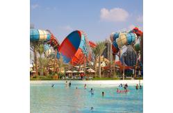 China Fiberglass Swimming Pool With Wave Pool For Young And Adults supplier