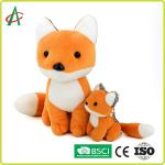 Polyester Stuffing Furry Plush Mini Fox Stuffed Animal 3 10in for sale