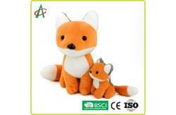 China Polyester Stuffing Furry Plush Mini Fox Stuffed Animal 3 10in supplier