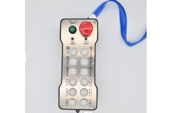 China 12 Buttons 380V 250m Wireless Crane Radio Remote Control Stainless Steel supplier