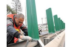 China High Strength Anti Dazzling FRP Fencing Guardrails Installed On Highway For Safety supplier