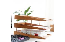 China stacking bamboo file tray supplier