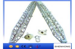 China Aluminum Tower Erection Tools A Shape Lattice Gin Pole 14KN - 65KN Load supplier