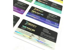 China CMYK Holographic Laser PET vial Vial Labels supplier