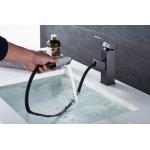 High Body Black Square Brushed ODM Vintage Bathroom Faucets for sale