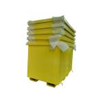 2CBM - 50CBM Garbage Skip Bin For Compressed Garbage Truck Environmental Protection
